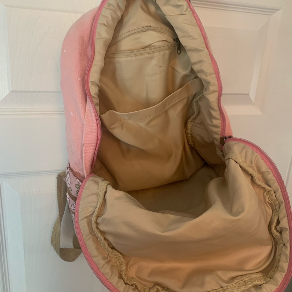 Sanrio Pink Gudetama Backpack with Floral Design - Picture 8 of 8